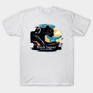 Black Jaguar - WILD NATURE - JAGUAR -8 T-Shirt